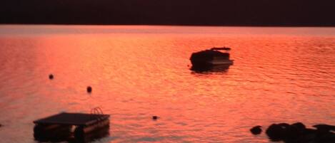 Sunset at the association beach