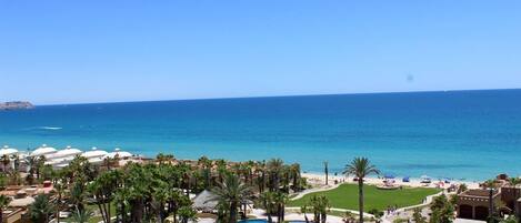 Beautiful direct ocean view from our balcony. 