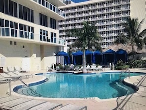Private Cabana on the pool area