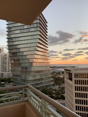 View from the bedroom balcony