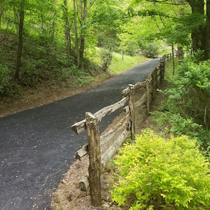 Paved driveway