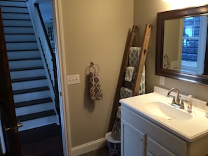 Downstairs bathroom.