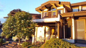 Patio and Deck overlooking Flathead Lake