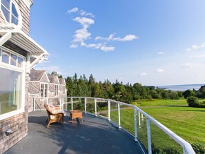 The Upper Terrace is a perfect retreat for reading or sunbathing.