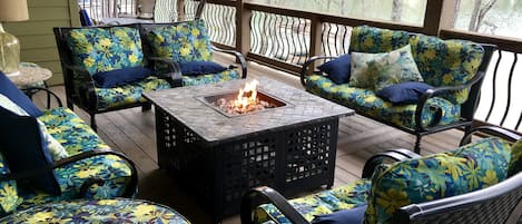 Gas Fire Pit , middle level