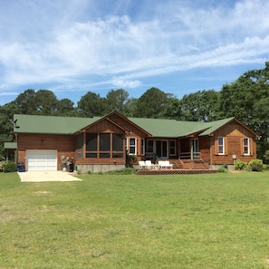 View from back yard