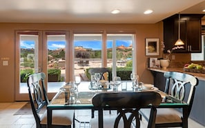 The Garden Suite #2 Views from the dining area.
