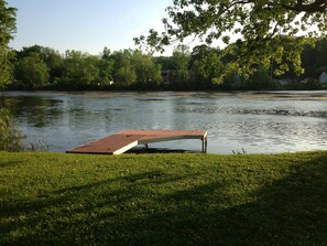 Shaker Mill Pond (private dock).  The view is from the deck.