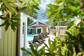 View of Bungalow when you enter the front gate.