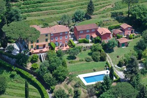 aerial view of Mediterrenean perfumes and colours