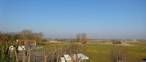 View across golf course from master bedroom