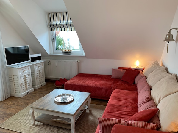 Wohnbereich mit TV