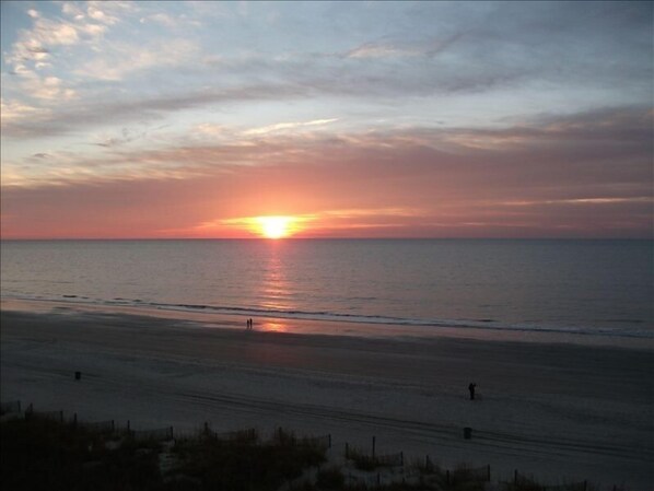 Beautiful Sunrise view from balcony! Love this with a morning cup of coffee.