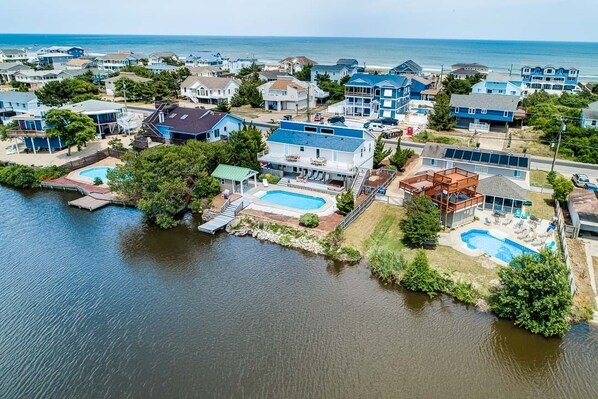 Rear Aerial View of Sandpiper Crossing