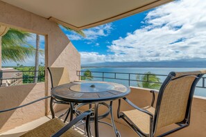 Stunning ocean views with Haleakala in the distance