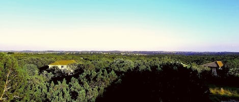 Day time view from the deck.