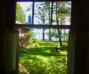 Lake view from living room and dinette