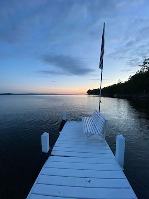 Sunset from the dock 
