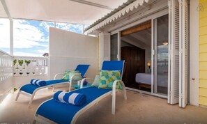 Cozy lounge just off bedroom