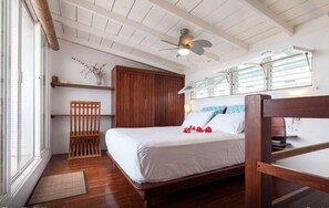 Unique Caribbean penthoiuse bedroom 