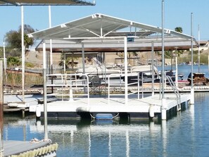 New Covered Dock accommodates up to 4 vessels
