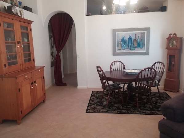 Formal dining area