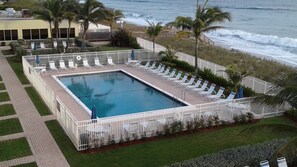 Lovely heated seaside pool...warm as bathwater!l