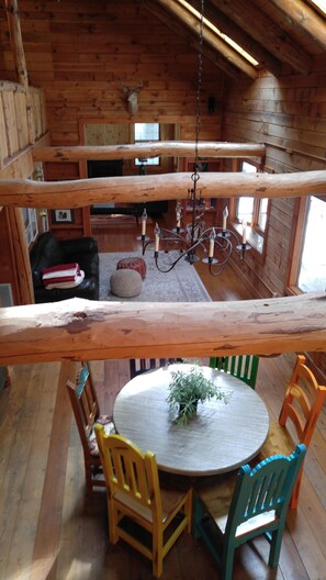 Dining area view from balcony