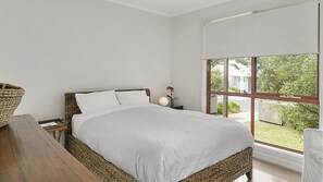 Sleep in comfort in our queen bedroom. 