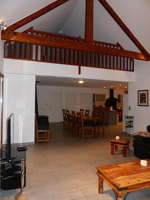 Lounge / Dining Room with Mezzanine above