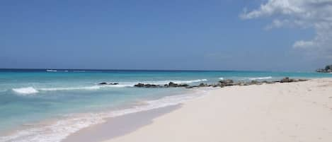 White Sands beach looking north