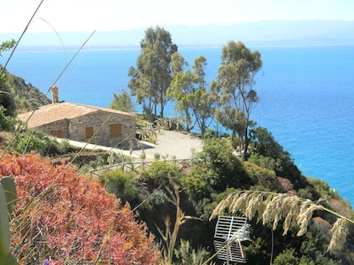 Villa Capo Vaticano in der Nähe von Tropea atemberaubende Aussicht