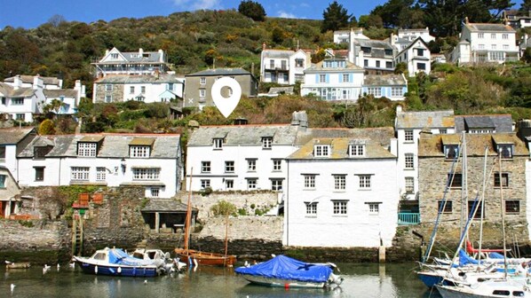 In the heart of Polperro - see pin.