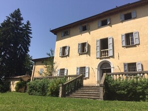 The villa with terrace