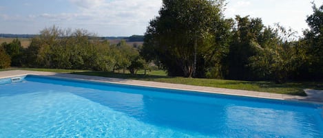 Pool looking south