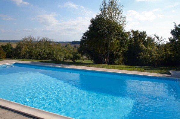 Pool looking south