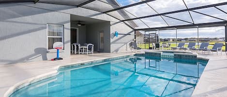 Pool & Spa with Lake View