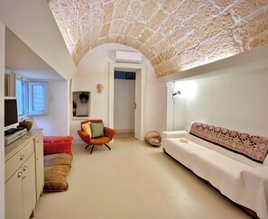 The living room.