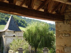 vue de l'entée du gîte