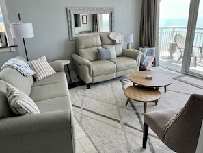 Ocean view from every seat.
