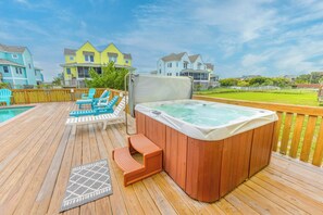 Surf or Sound Realty - 18 - Hello World - Hot Tub  -1