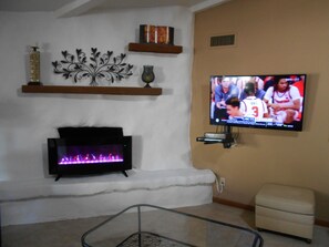 Fireplace & 55" TV
ruthharman@rocketmail.com