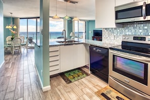 Our newly renovated kitchen offers an open floorplan.