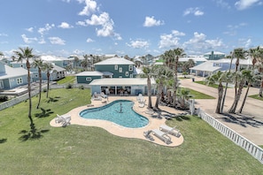 View of community pool from 3rd Level Deck