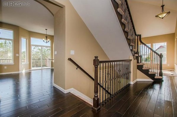 hallway to upstairs and basement