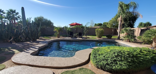 Backyard Oasis w/ heated pool