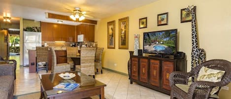 Remodeled unit with beautiful furnishings