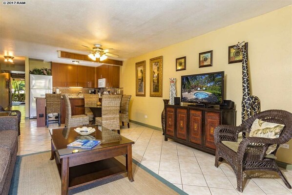 Remodeled unit with beautiful furnishings