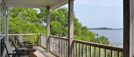 view from private balcony
