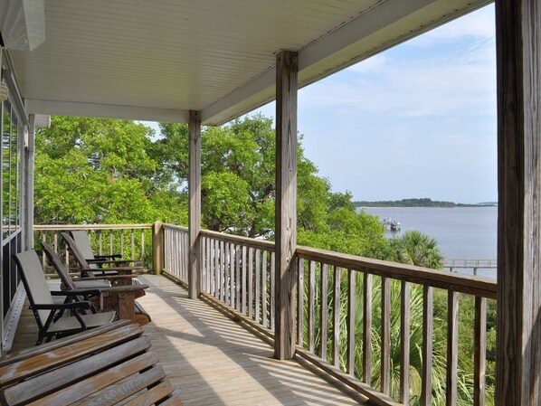 view from private balcony
